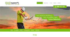 Desktop Screenshot of duosport.pl