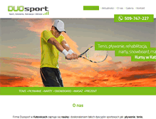 Tablet Screenshot of duosport.pl