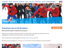 Tablet Screenshot of duosport.nl